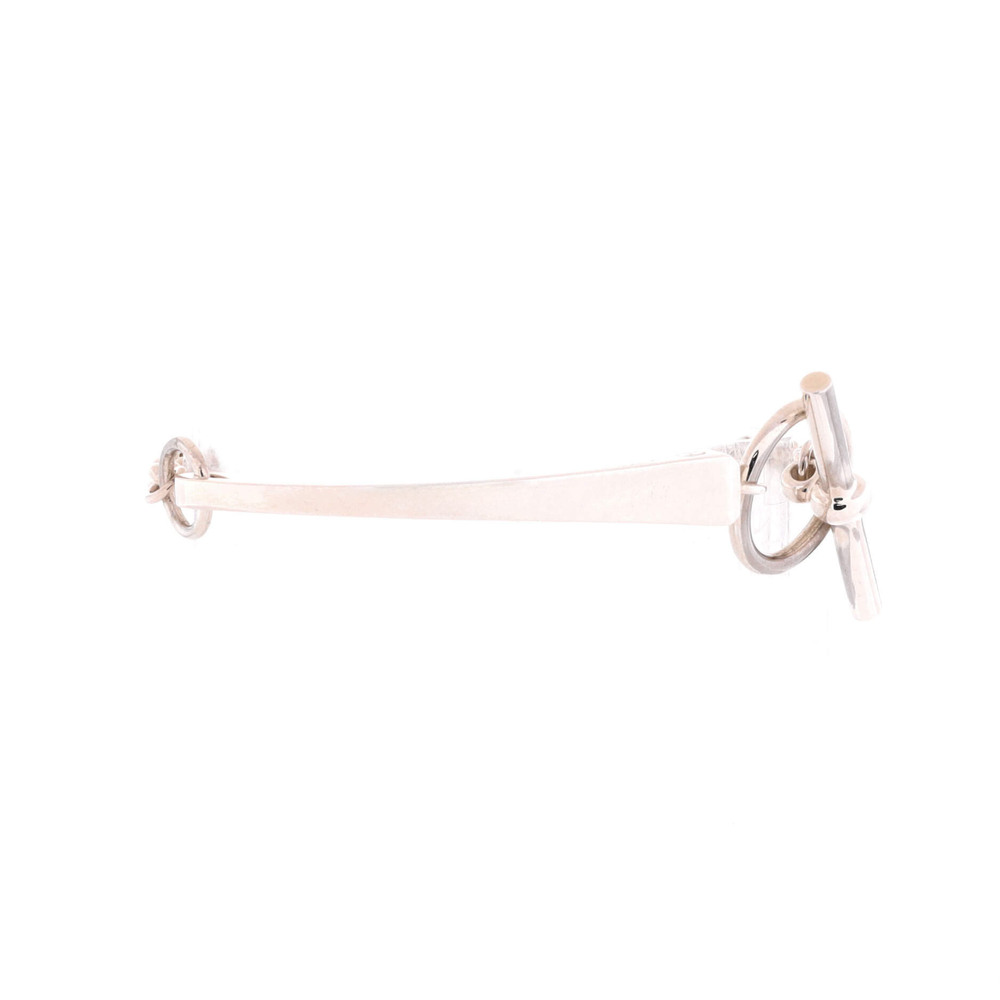 Hermes Clou de Forge Chain Bracelet Sterling Silver